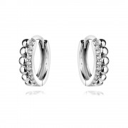 Сребърни обеци Gleaming