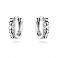 Сребърни обеци Gleaming