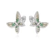 Сребърни обеци Luxury Butterflies