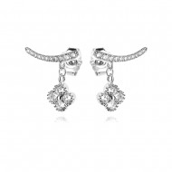 Сребърни обеци Leria