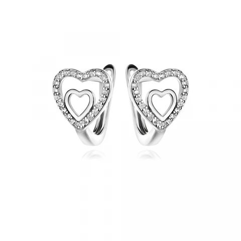 Сребърни обеци Pure Heart Сребърни обеци Pure Heart