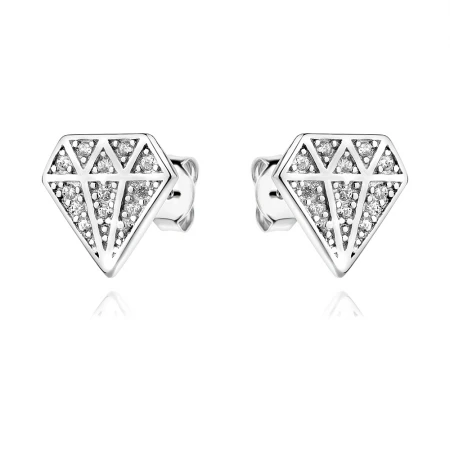 Сребърни обеци Diamond Glow Сребърни обеци Diamond Glow