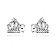 Сребърни обеци Queen’s Spark