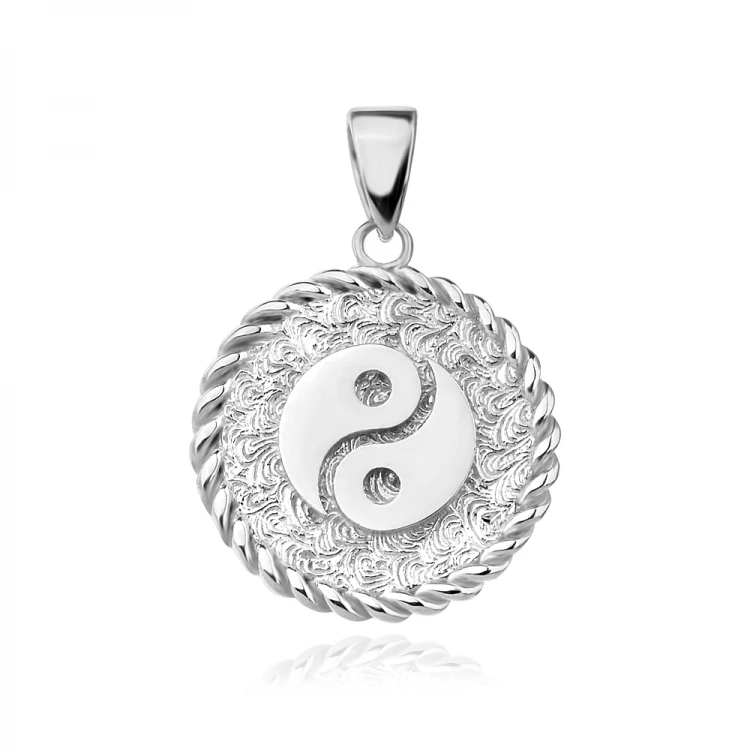 Златен медальон Yin and yang Златен медальон Yin and yang