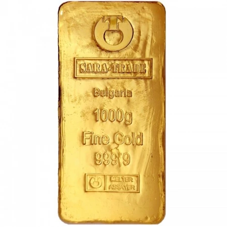 Инвестиционно златно кюлче 1000гр
