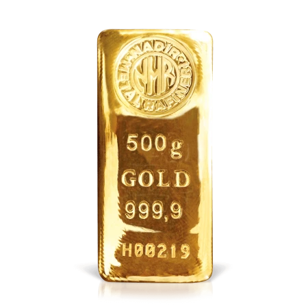 Инвестиционно златно кюлче 500гр