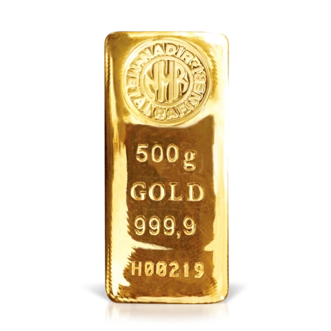 Инвестиционно златно кюлче 500гр Инвестиционно златно кюлче 500гр