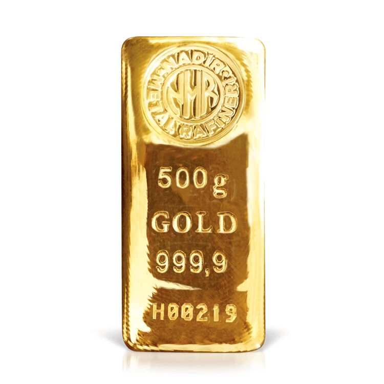 Инвестиционно златно кюлче 500гр