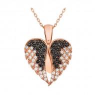 Сребърно колие Aнгелски криле