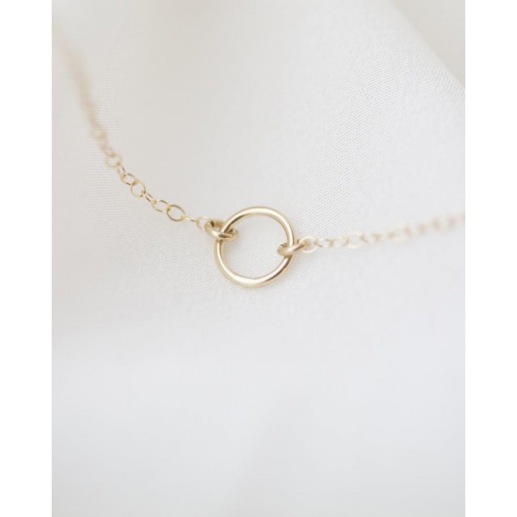 Сребърно двойно колие Round & Pearl (Колиета) Сребърно двойно колие Round & Pearl - Колиета