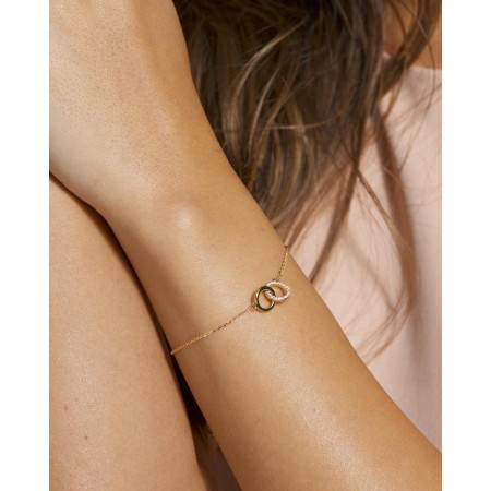 Златна гривна 14 карата EVER