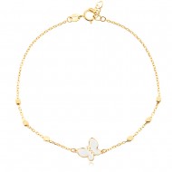 Златна Гривна White Butterfly Златна Гривна White Butterfly