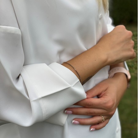 Златна гривна 14 карата BLACK LIU Златна гривна 14 карата BLACK LIU