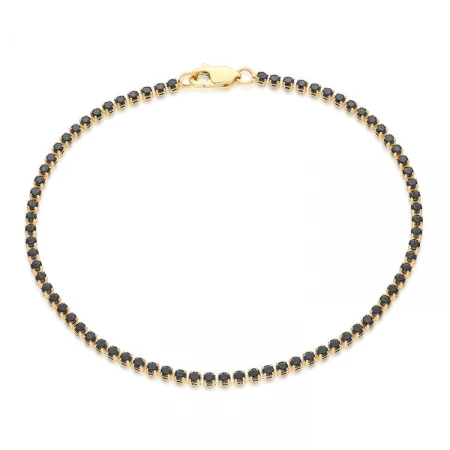 Златна гривна 14 карата Black Liu Златна гривна 14 карата Black Liu