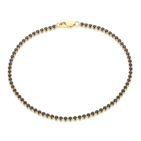 Златна гривна 14 карата Black Liu Златна гривна 14 карата Black Liu