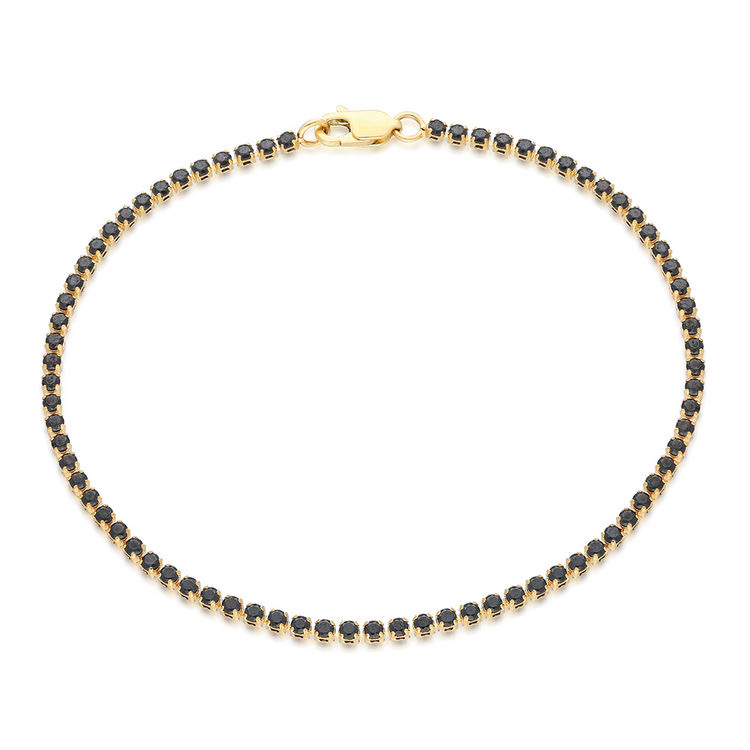 Златна гривна 14 карата BLACK LIU - Black Friday