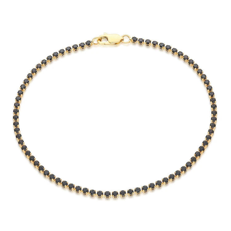 Златна гривна 14 карата Black Liu Златна гривна 14 карата Black Liu