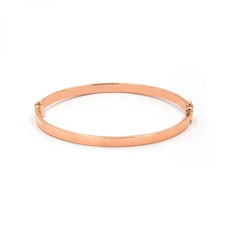 Златна твърда гривна Love Bangle