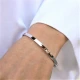 Златна твърда гривна Love Bangle