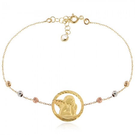 Златна гривна Angel