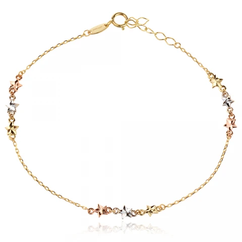 Златна гривна Lux Star
