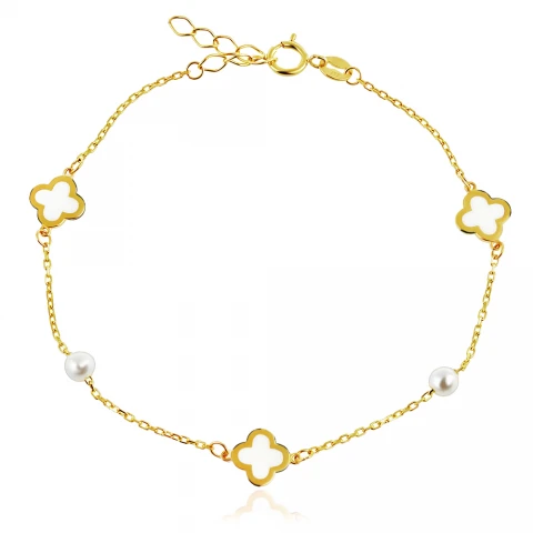 Златна Гривна Cleef Pearl