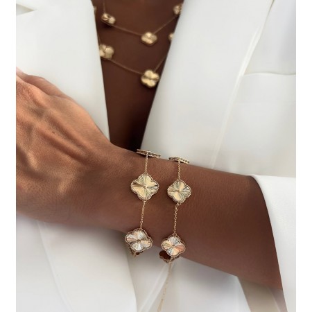 Златна Гривна Diamond Clover