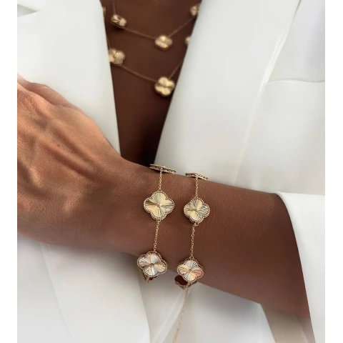 Златна Гривна Diamond Clover Златна Гривна Diamond Clover