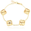Златна Гривна Diamond Clover