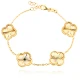 Златна Гривна Diamond Clover