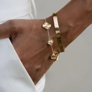Златна Гривна Diamond Clover