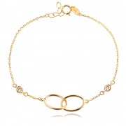 Златна Гривна Delicate Oval