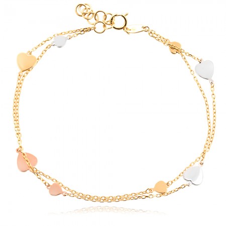 Златна Гривна Heartline