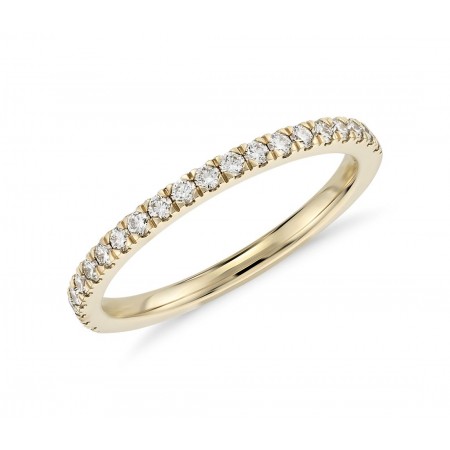 Златен пръстен Pave Златен пръстен Pave