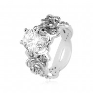 Златен пръстен White Rose