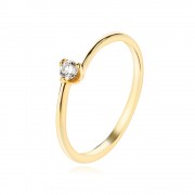 Годежен пръстен с диаманти Fine