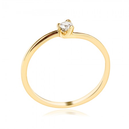 Годежен пръстен с диаманти Fine Годежен пръстен с диаманти Fine