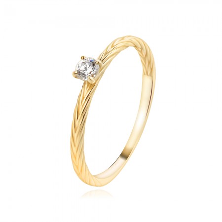 Годежен пръстен с диаманти Elora Годежен пръстен с диаманти Elora