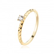 Годежен пръстен с диаманти Aris