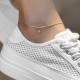 Златна гривна за крак Sunny (Гривни за Крак) Златна гривна за крак Sunny - Гривни за Крак