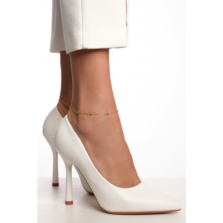 Златна гривна за крак Diamond Balls