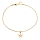 Златна гривна за крак Star Златна гривна за крак Star